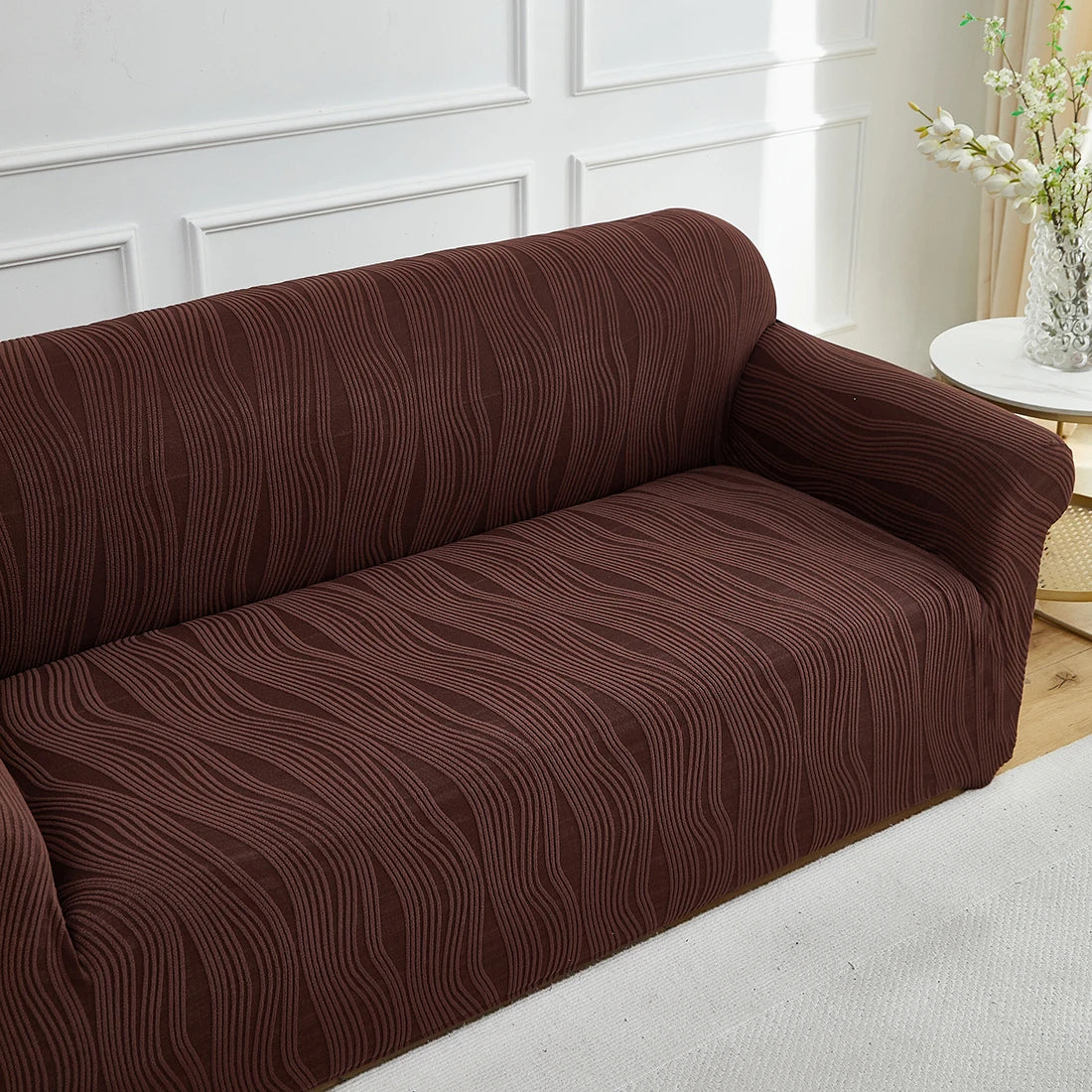 Housse de Canapé Extensible Jacquard