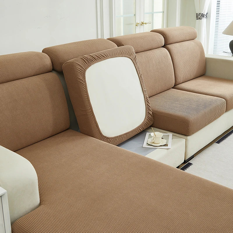 Housse Jacquard Élégante pour Protection de Sofa