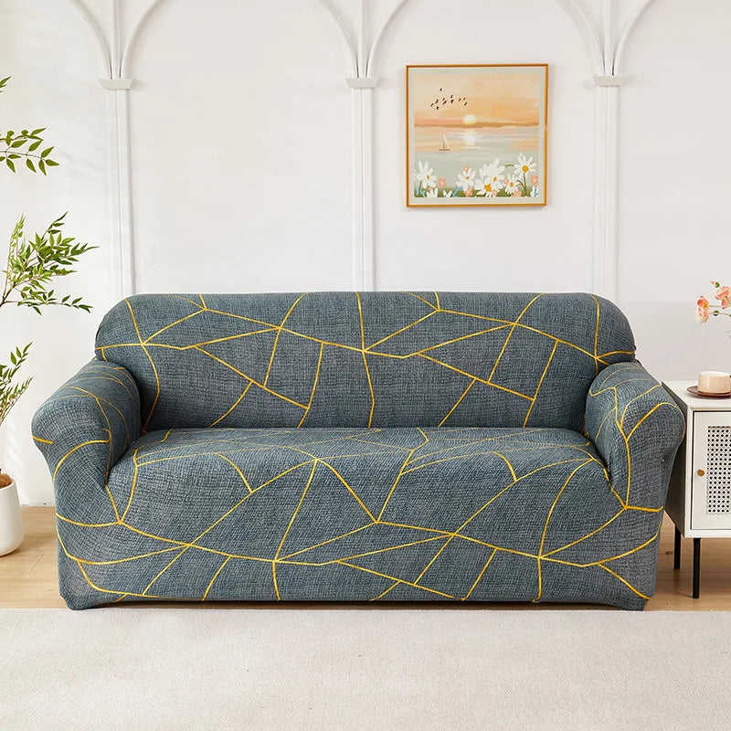 Housse de Canapé Extensible à Motifs Floraux – Protection Intégrale