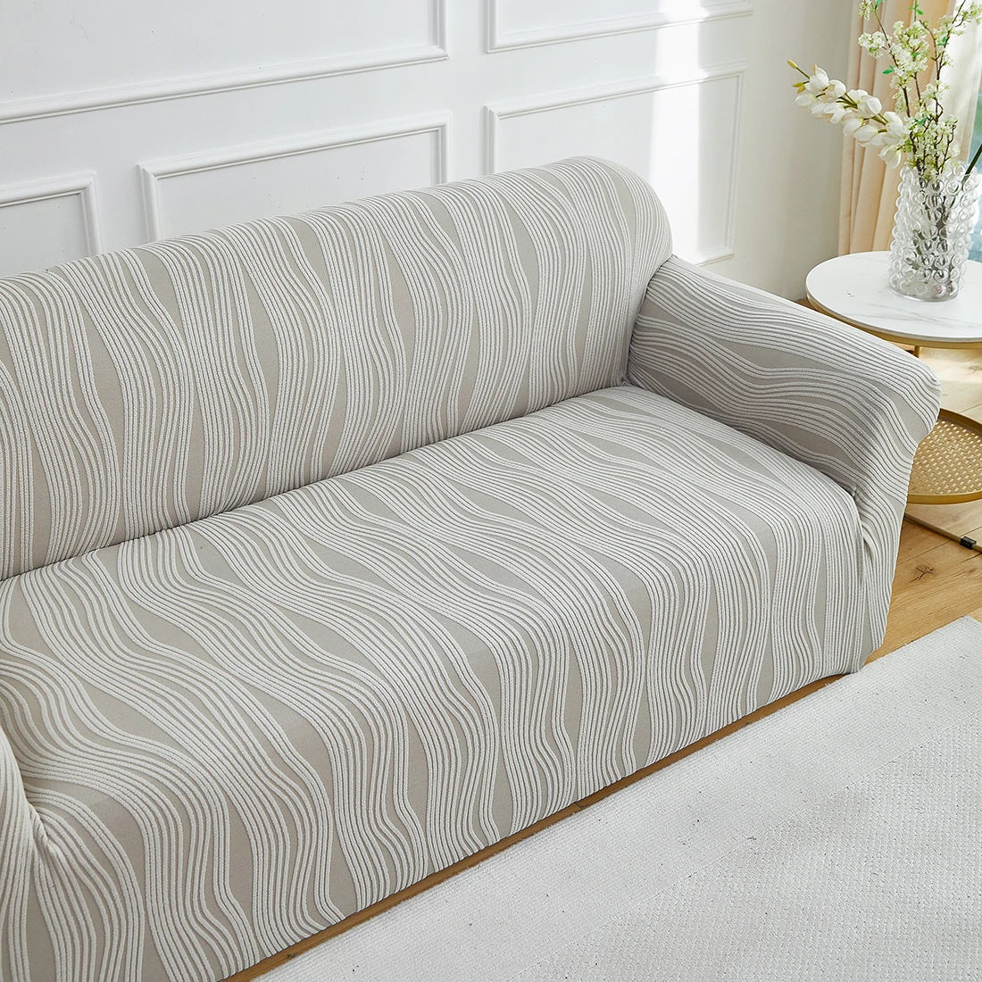 Housse de Canapé Extensible Jacquard