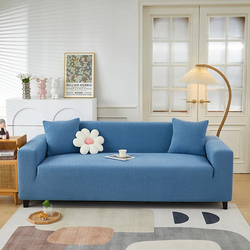 Housse de Canapé Jacquard Tissé Extensible