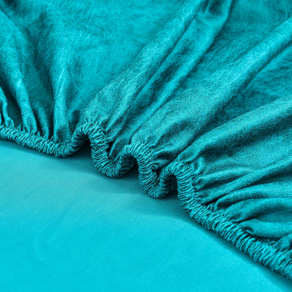 Housse de Canapé Simili-Cuir Imperméable Ajustable