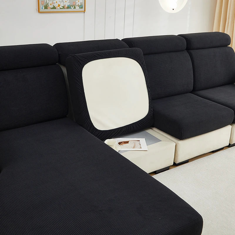 Housse Jacquard Élégante pour Protection de Sofa
