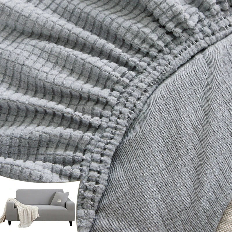 Housse de Canapé Jacquard Extensible – Protection Textile Ajustable