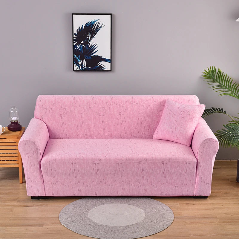 Housse Sofa Élégante Imprimée Soie-Touch