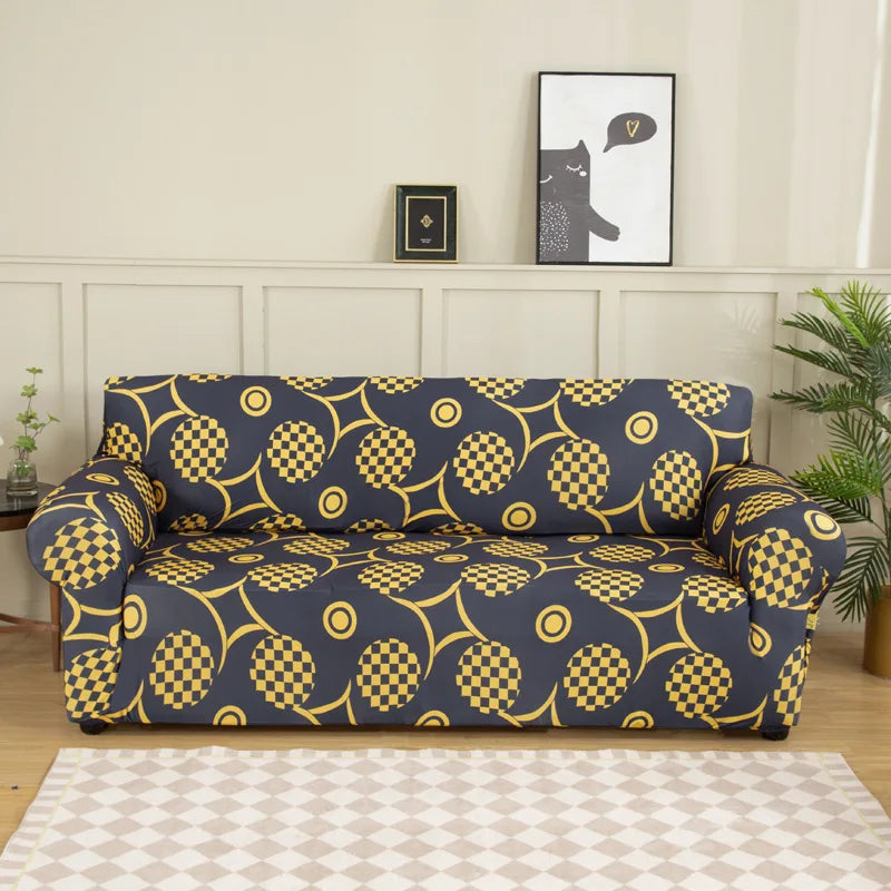 Housse de Canapé Colorée Extensible