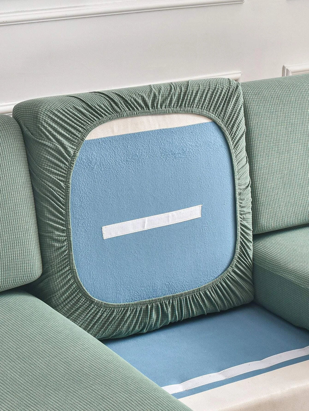 Housse de Canapé Jacquard Demi-Couverture Antidérapante