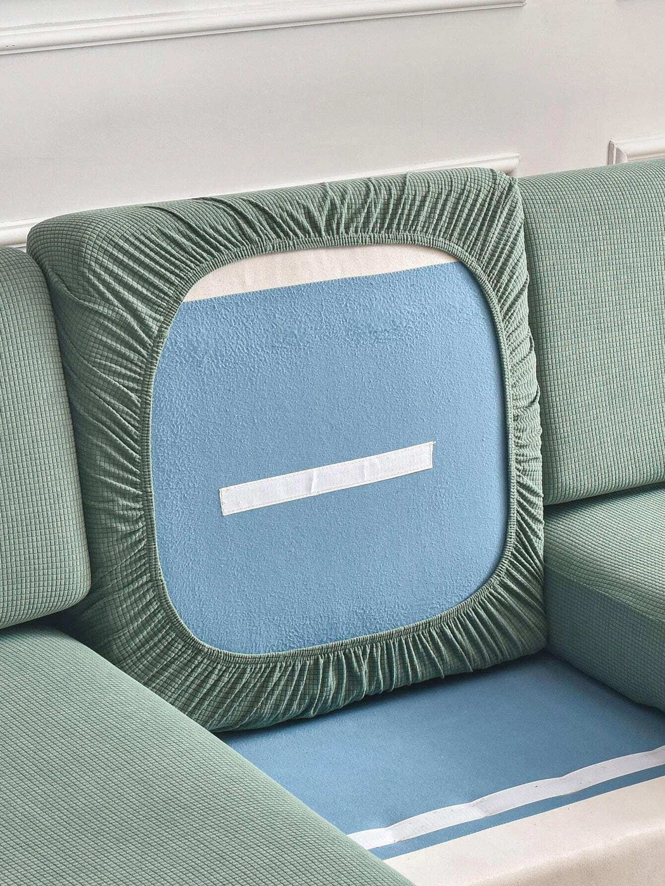 Housse de Canapé Jacquard Demi-Couverture Antidérapante