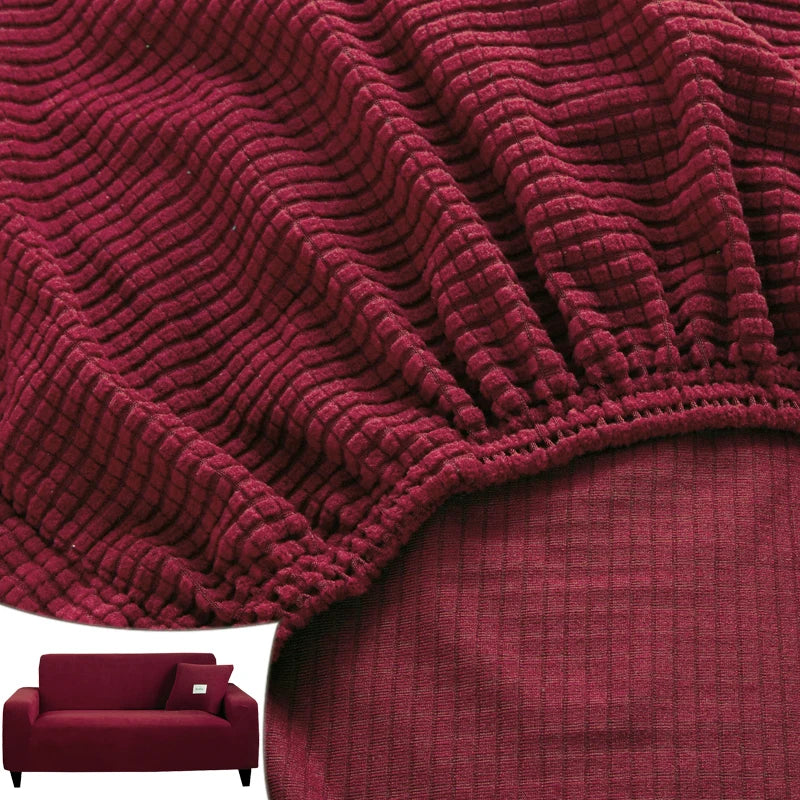 Housse de Canapé Jacquard Extensible – Protection Textile Ajustable