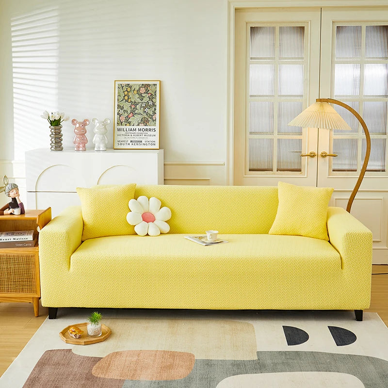 Housse de Canapé Jacquard Tissé Extensible