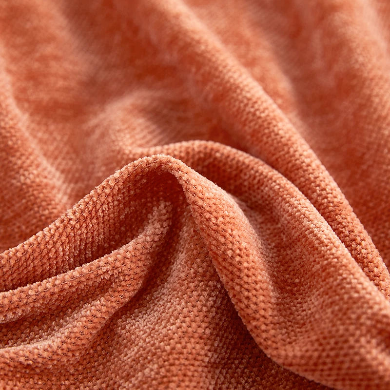 Housse de Coussin de Canapé Chenille Extensible Anti-Glisse