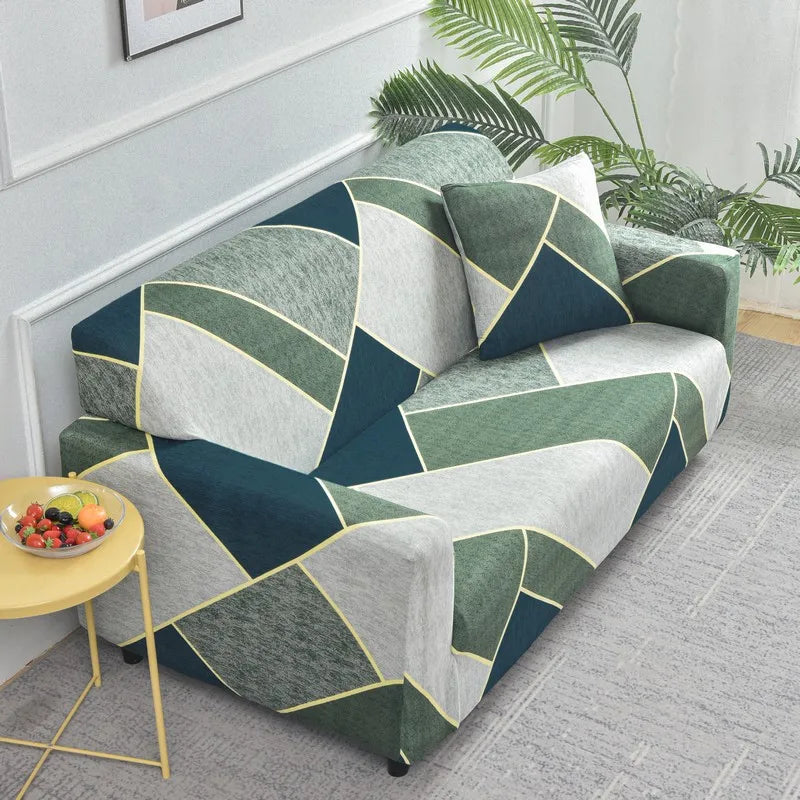 Housse de Canapé Extensible à Motifs Floraux Modernes
