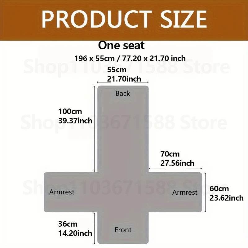 Housse Matelassée Antidérapante pour Canapé