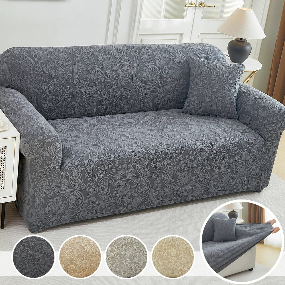 Housse de Canapé Jacquard Style Européen