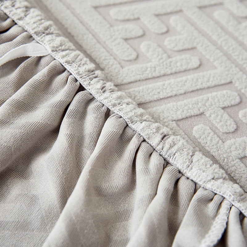 Housse de Canapé Jacquard Demi-Couverture Extensible