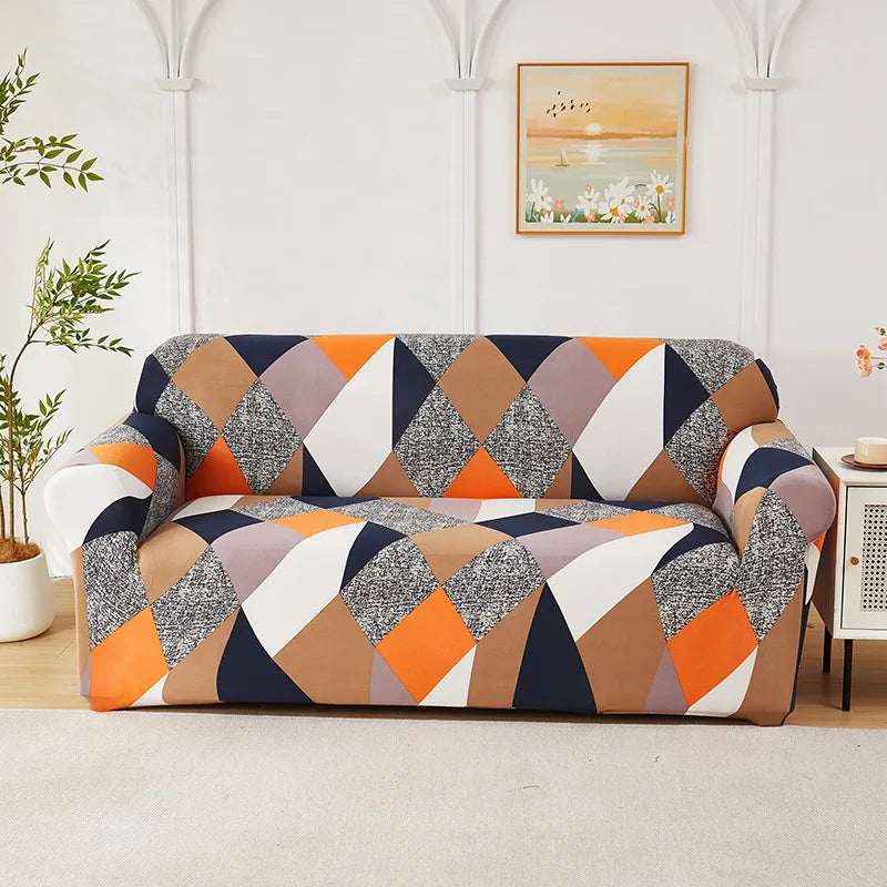 Housse de Canapé Extensible à Motifs Floraux – Protection Intégrale