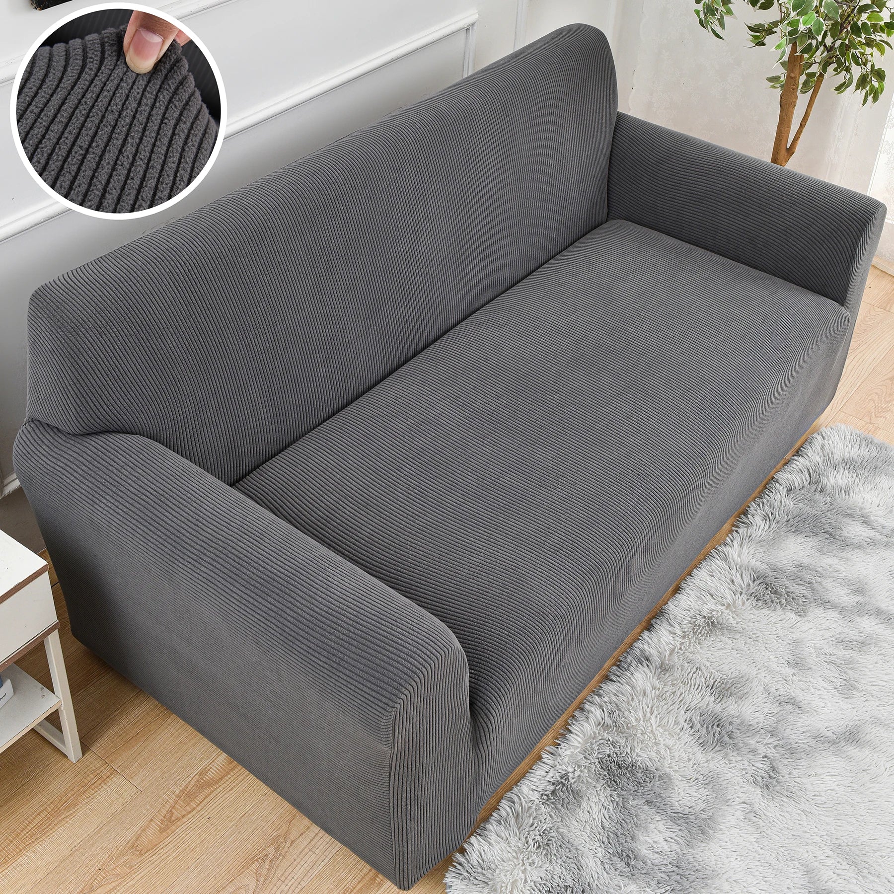 Housse Jacquard Souple pour Canapé – Style Moderne