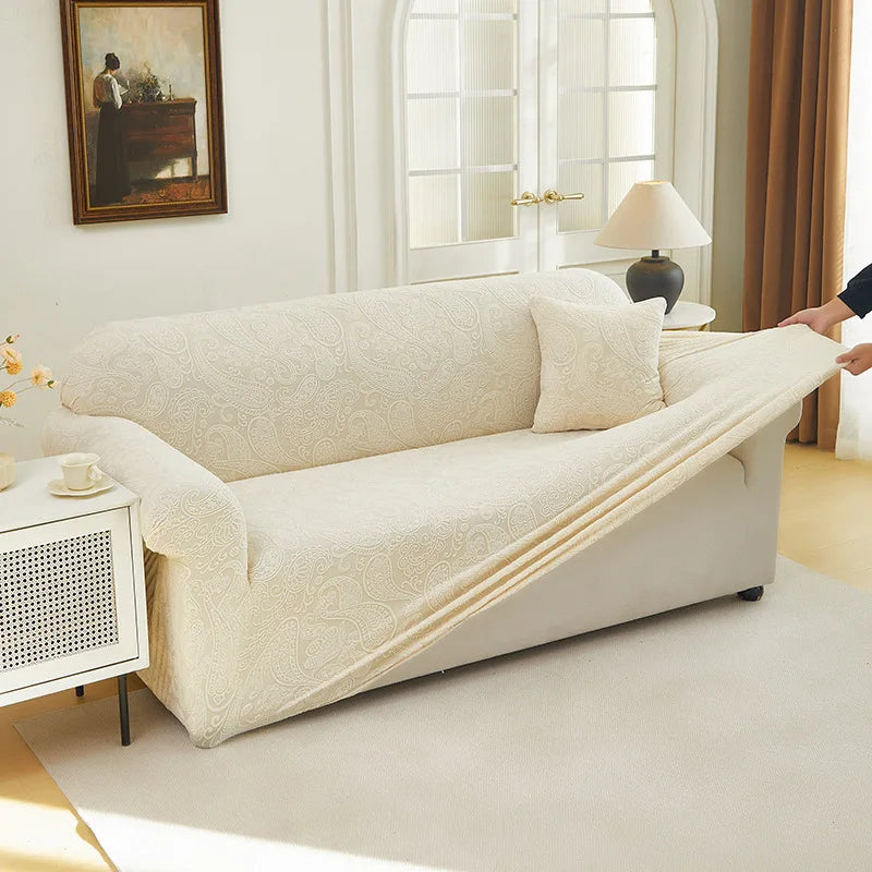 Housse de Canapé Jacquard Style Européen