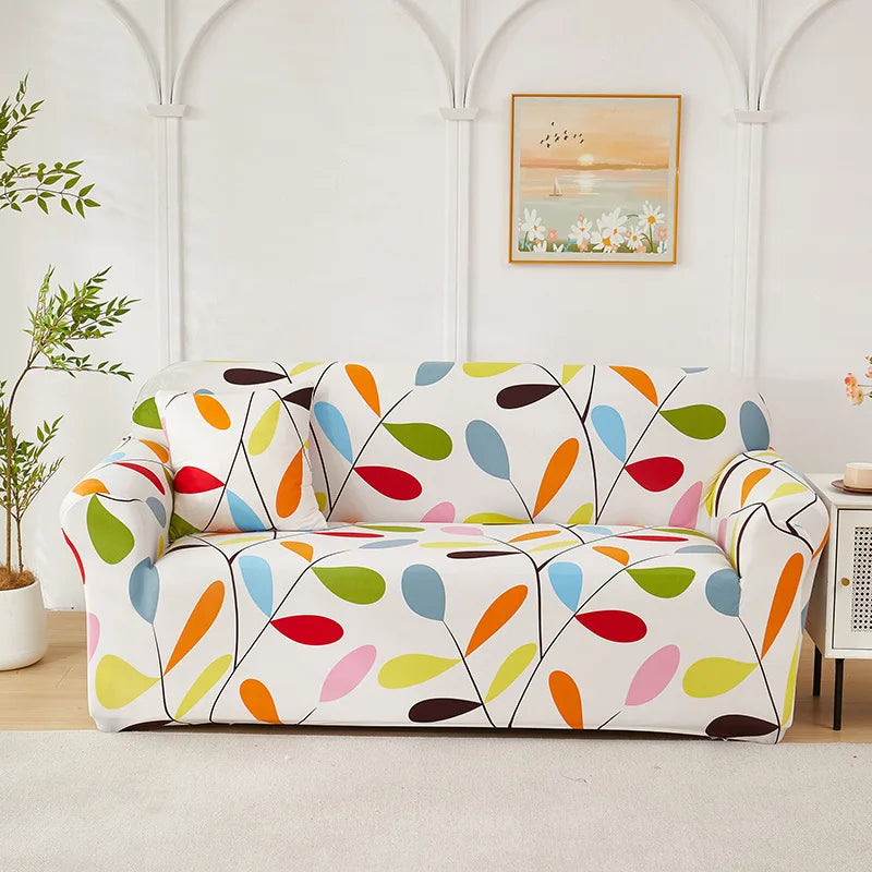 Housse de Canapé Extensible à Motifs Floraux – Protection Intégrale