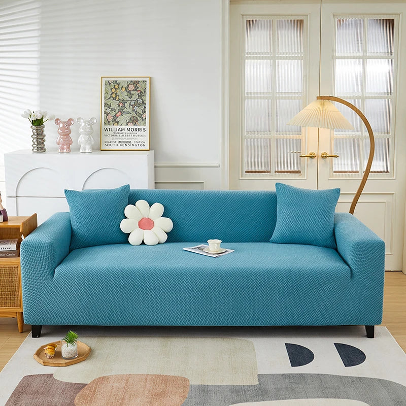 Housse de Canapé Jacquard Tissé Extensible