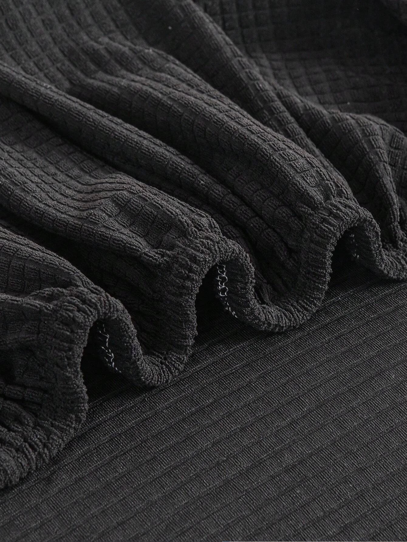 Housse de Canapé Jacquard Demi-Couverture Antidérapante