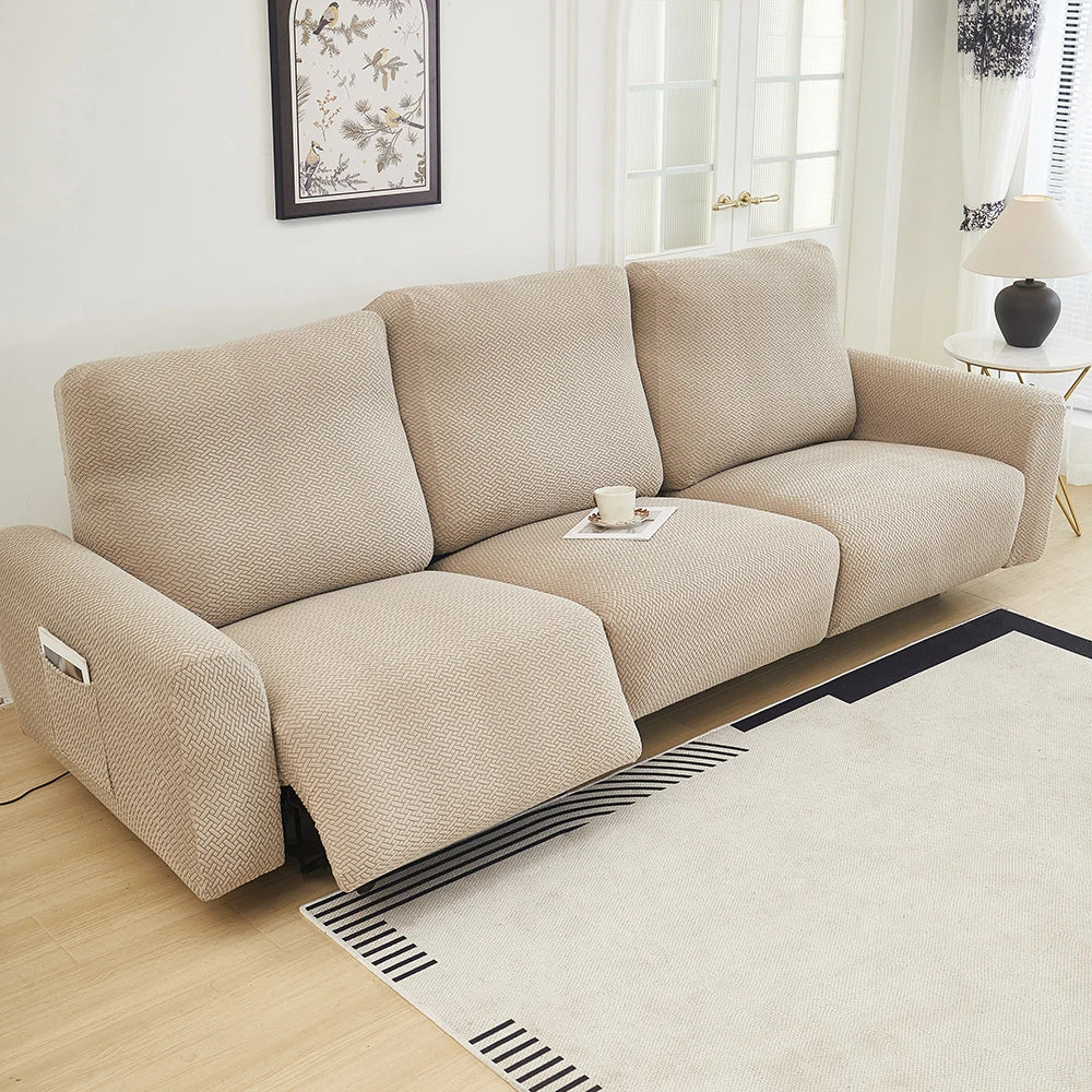 Housse de Canapé Jacquard Étanche Extensible