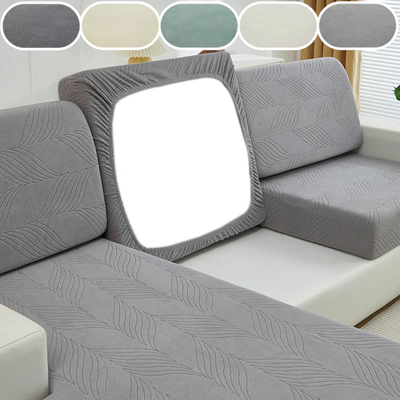 Housse de Canapé Jacquard Extensible à Motif Relief