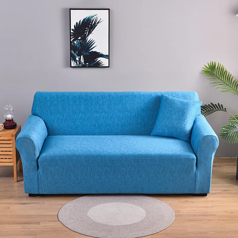 Housse Sofa Élégante Imprimée Soie-Touch