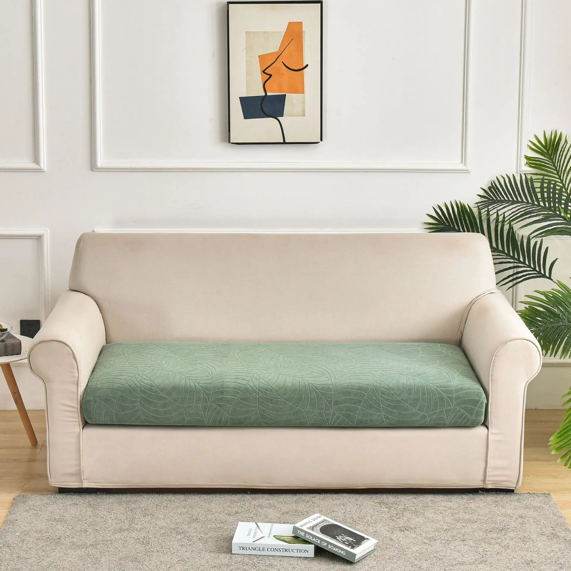 Housse d’Assise de Canapé Jacquard Extensible