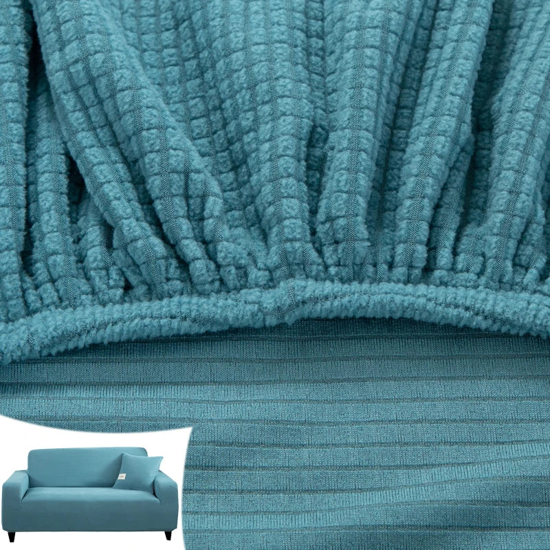 Housse de Canapé Jacquard Extensible – Protection Textile Ajustable