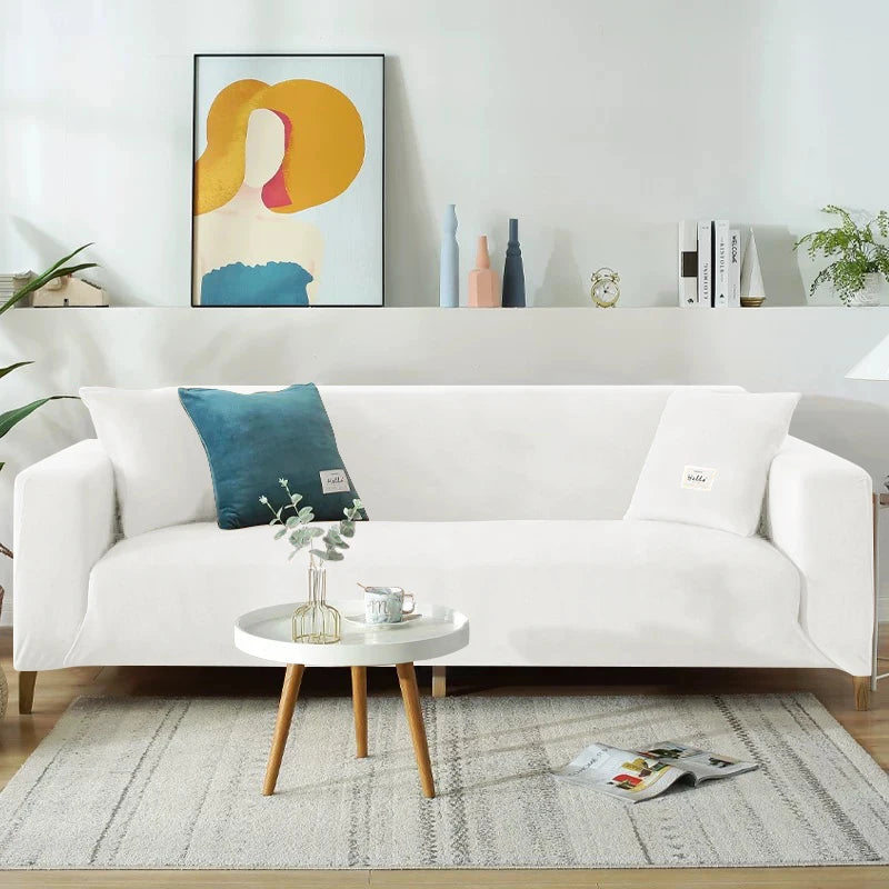 Housse Canapé Velours Doux Extensible – Protection Élégante