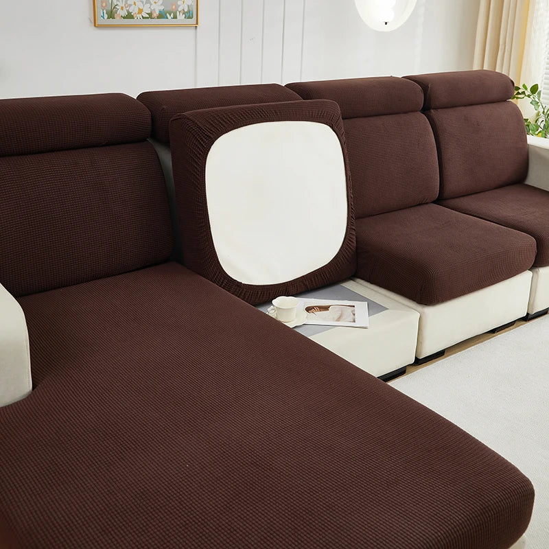 Housse Jacquard Élégante pour Protection de Sofa