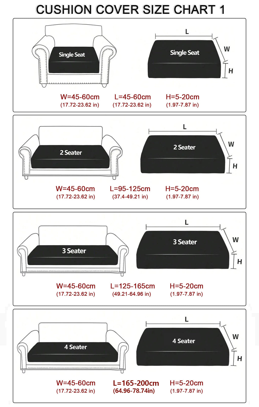Housse de Coussin de Canapé Extensible – Protection Assise Jacquard
