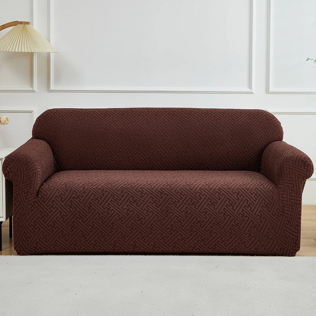 Housse de Canapé Jacquard Extensible – Style Élégant et Ajustement Facile