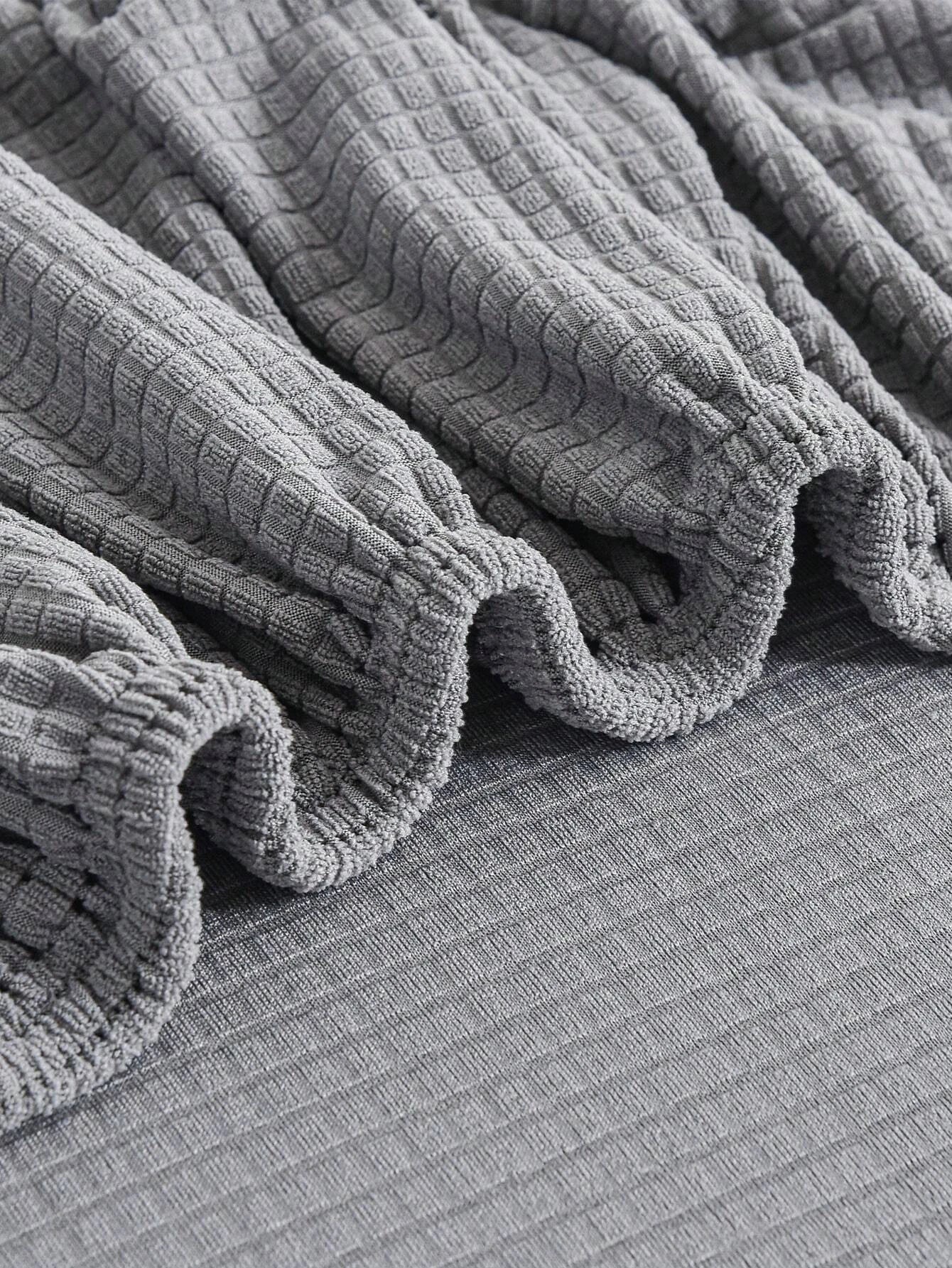 Housse de Canapé Jacquard Demi-Couverture Antidérapante