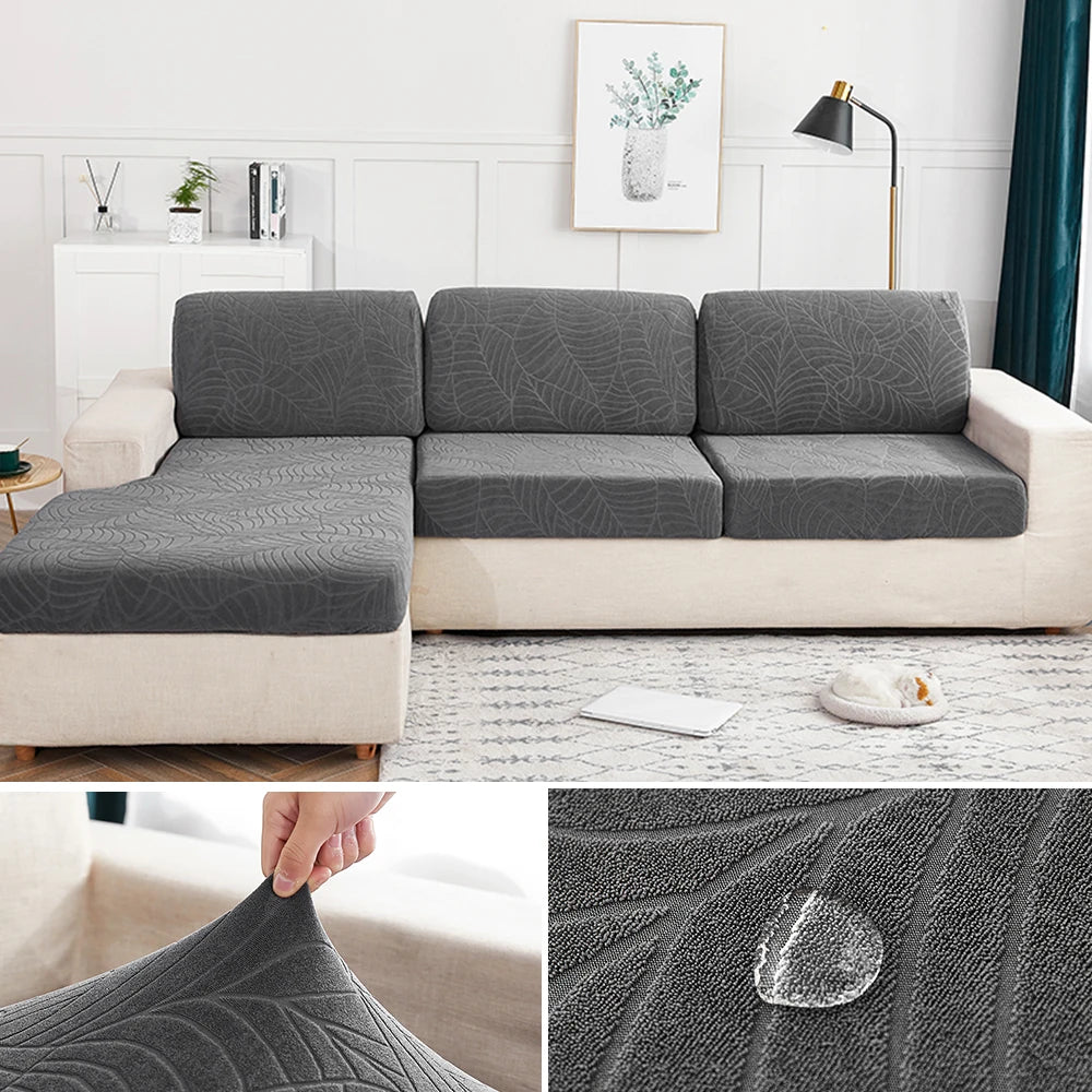 Housse de Canapé d’Angle Imperméable Jacquard – Protection Extensible Antidérapante