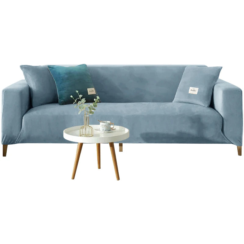 Housse Canapé Velours Doux Extensible – Protection Élégante