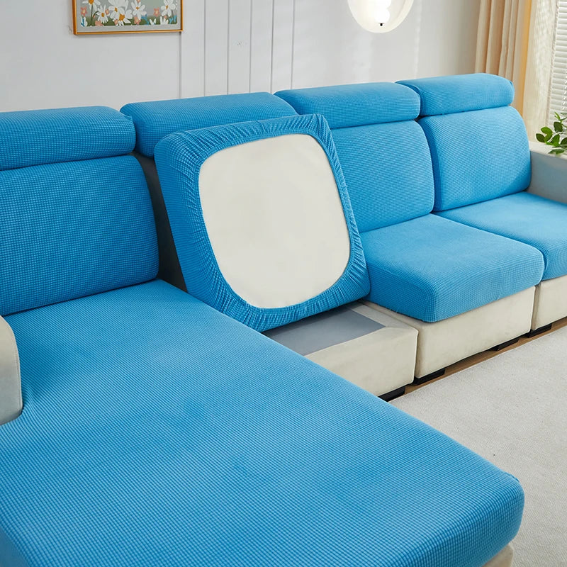 Housse de Coussin de Canapé Extensible – Protection Assise Jacquard