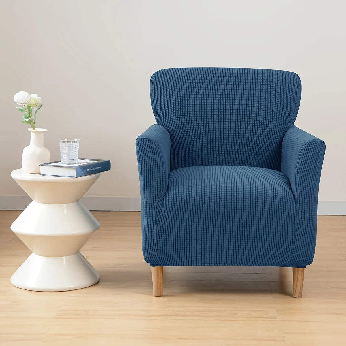 Housse Extensible pour Fauteuil Accoudoirs – Jacquard Imperméable