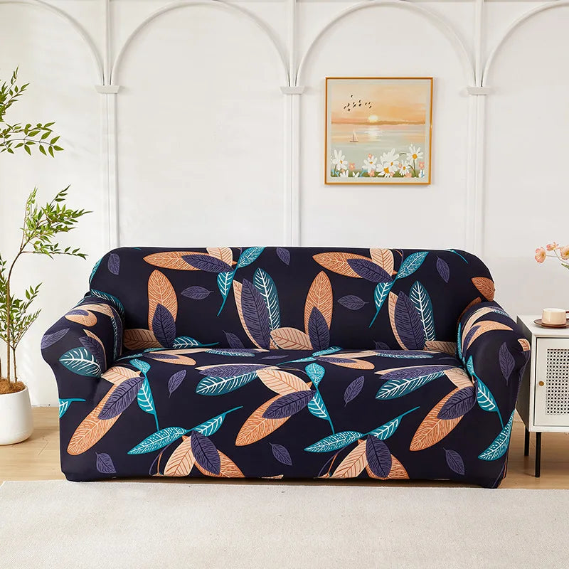Housse de Canapé Extensible à Motifs Floraux – Protection Intégrale