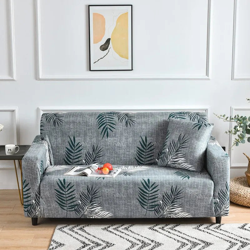 Housse de Canapé Extensible à Motifs Floraux Modernes