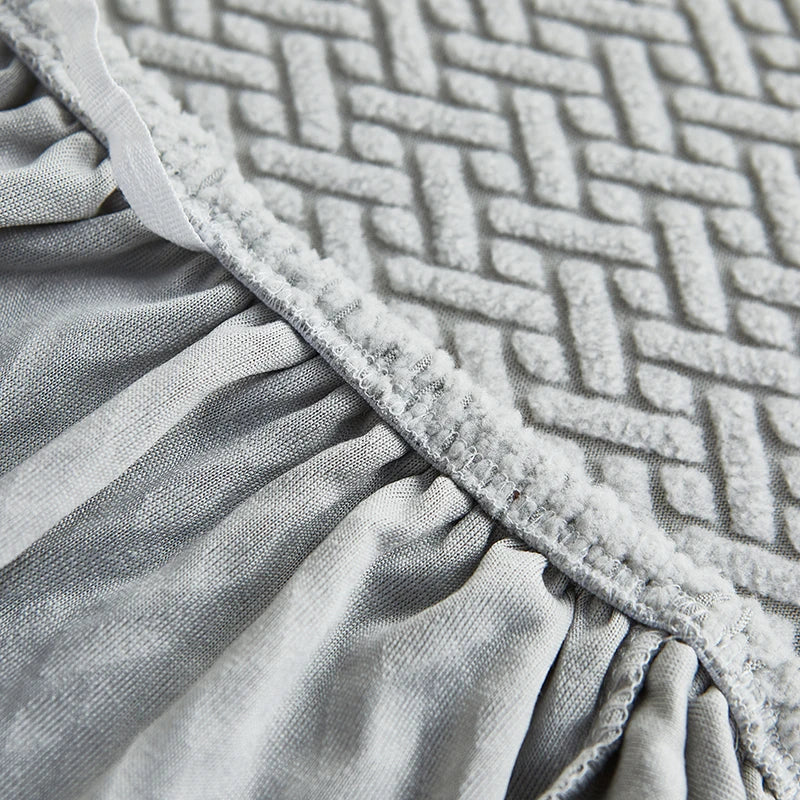 Housse de Canapé Jacquard Demi-Couverture Extensible