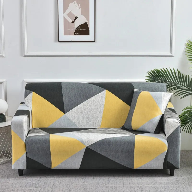 Housse de Canapé Extensible à Motifs Floraux Modernes