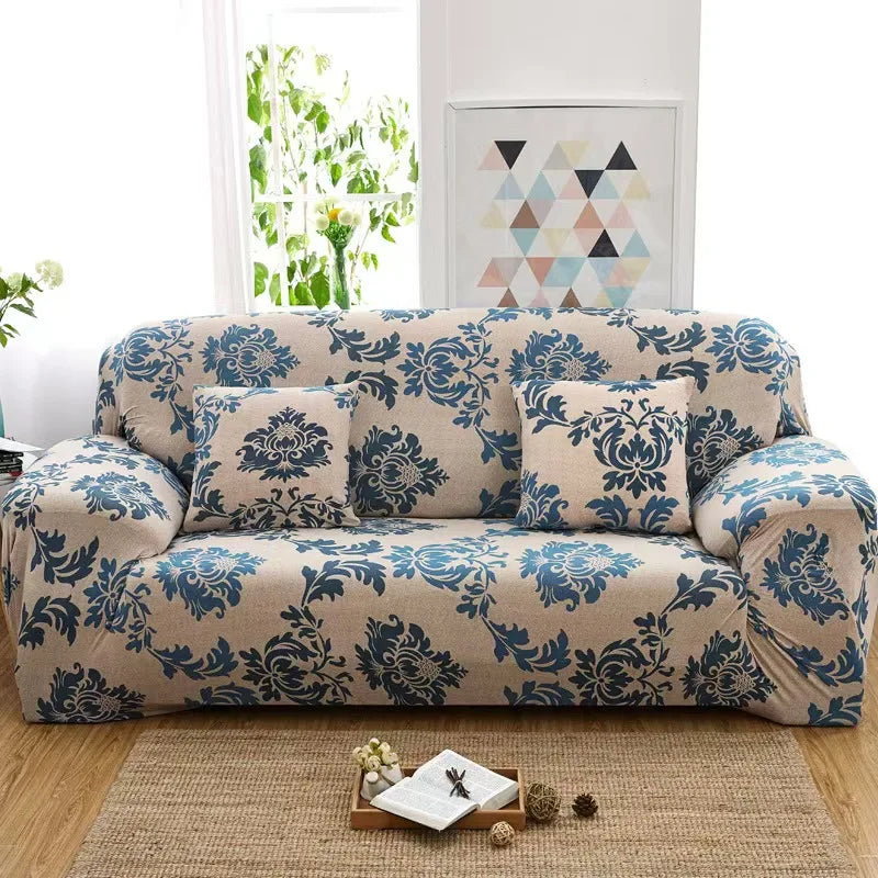 Housse de Canapé Extensible à Motif Floral