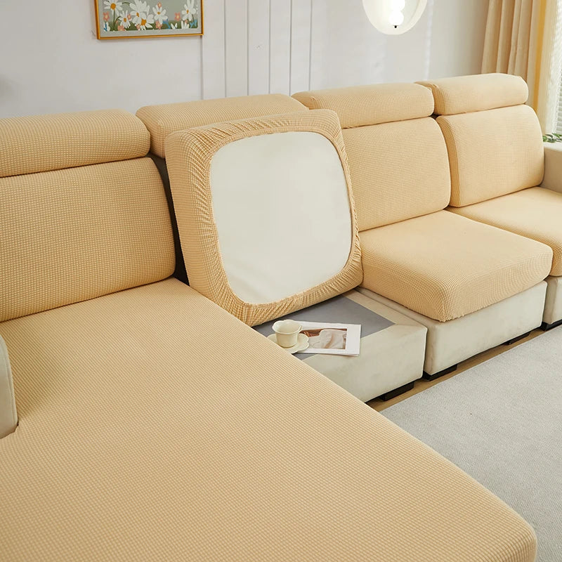 Housse Jacquard Élégante pour Protection de Sofa