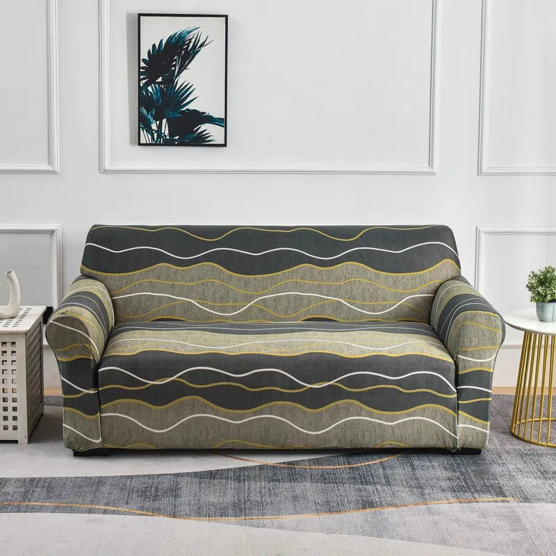 Housse de Canapé Colorée Extensible