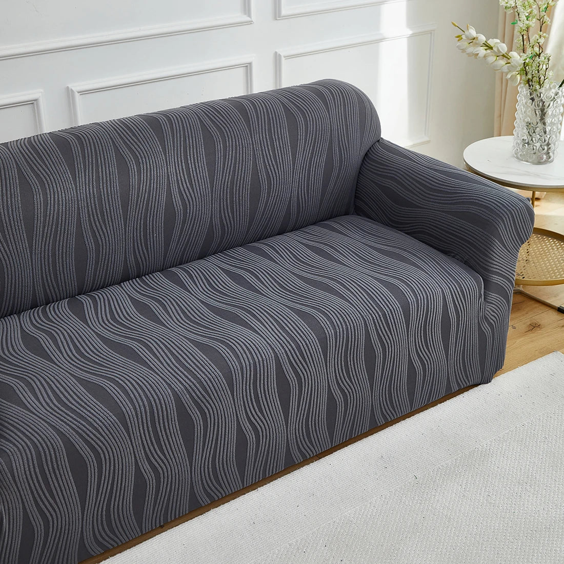Housse de Canapé Extensible Jacquard