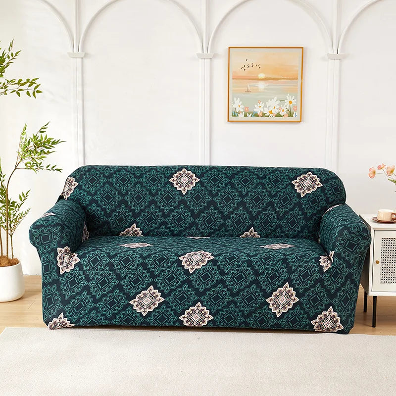 Housse de Canapé Extensible à Motifs Floraux – Protection Intégrale