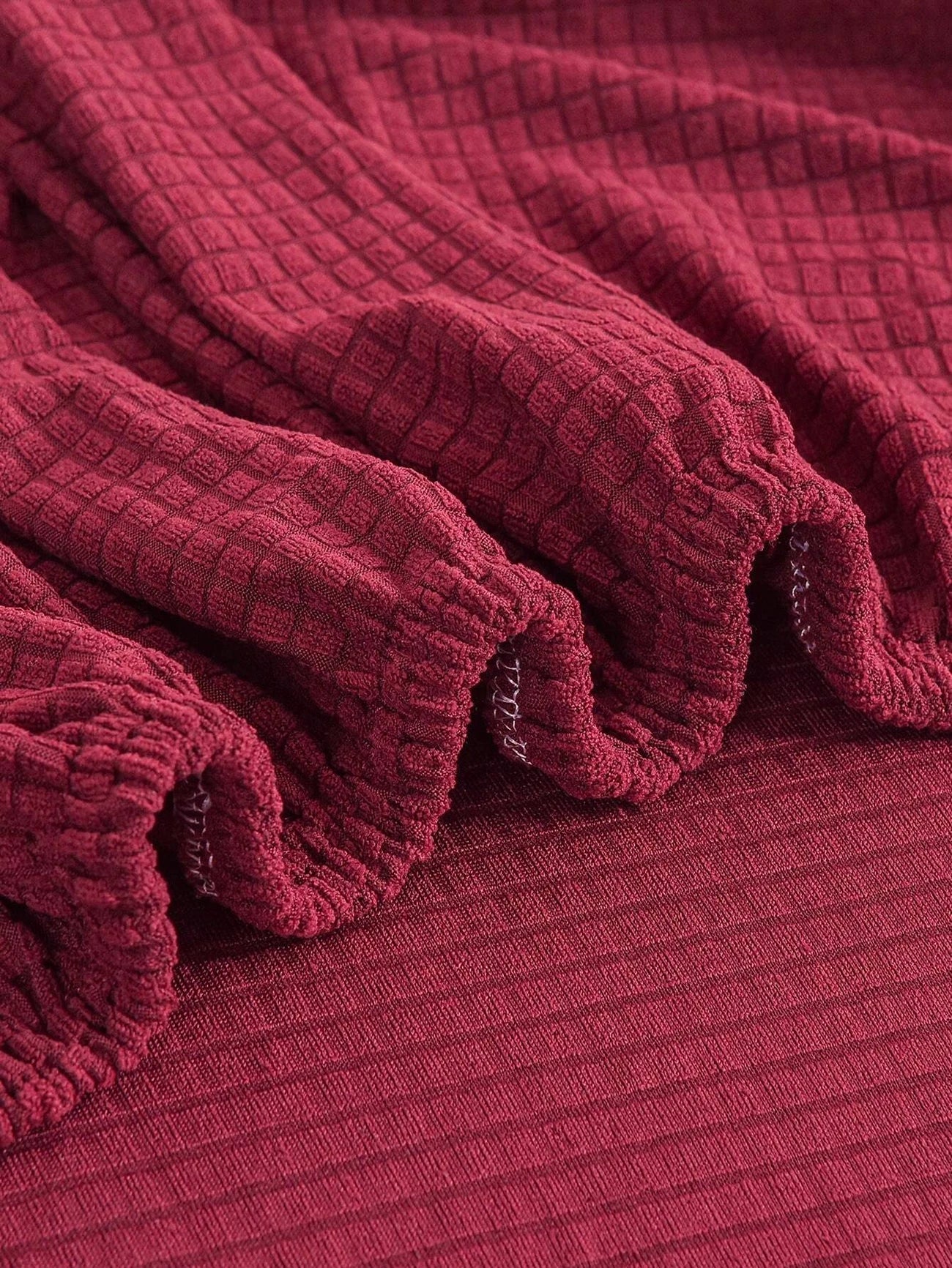 Housse de Canapé Jacquard Demi-Couverture Antidérapante