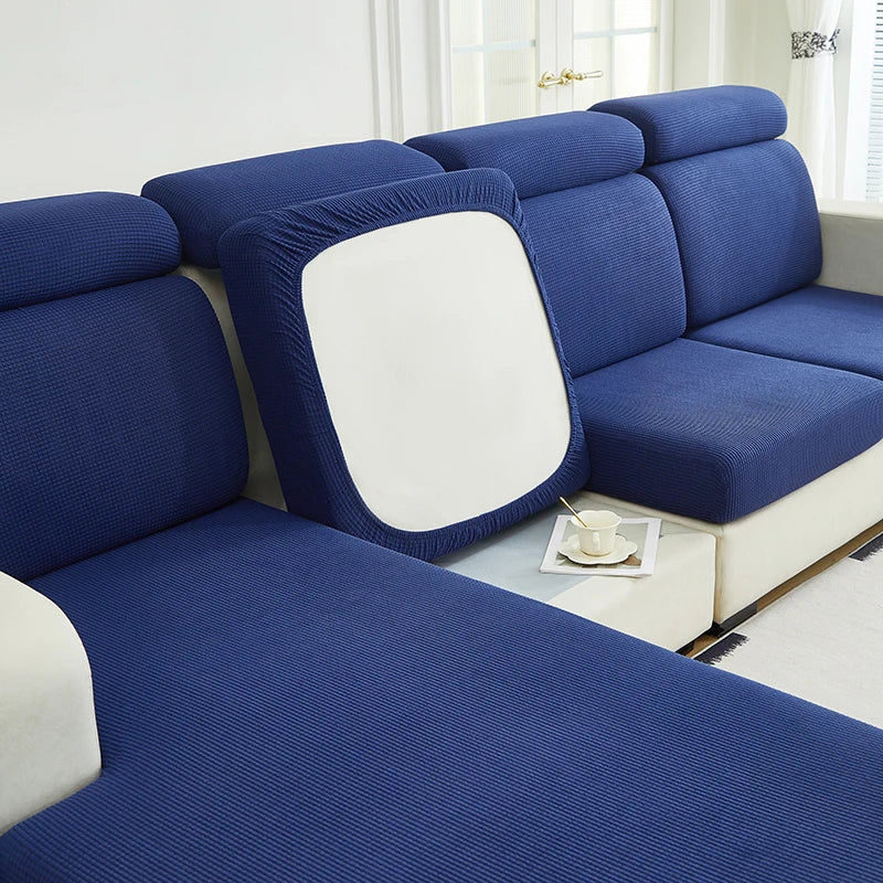 Housse de Coussin de Canapé Extensible – Protection Assise Jacquard